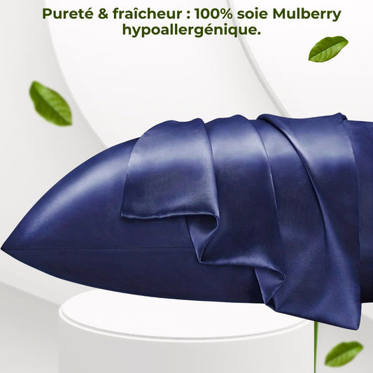 ZENCOU™ SILKCASE – TAIES D’OREILLER EN SOIE 100% MULBERRY
