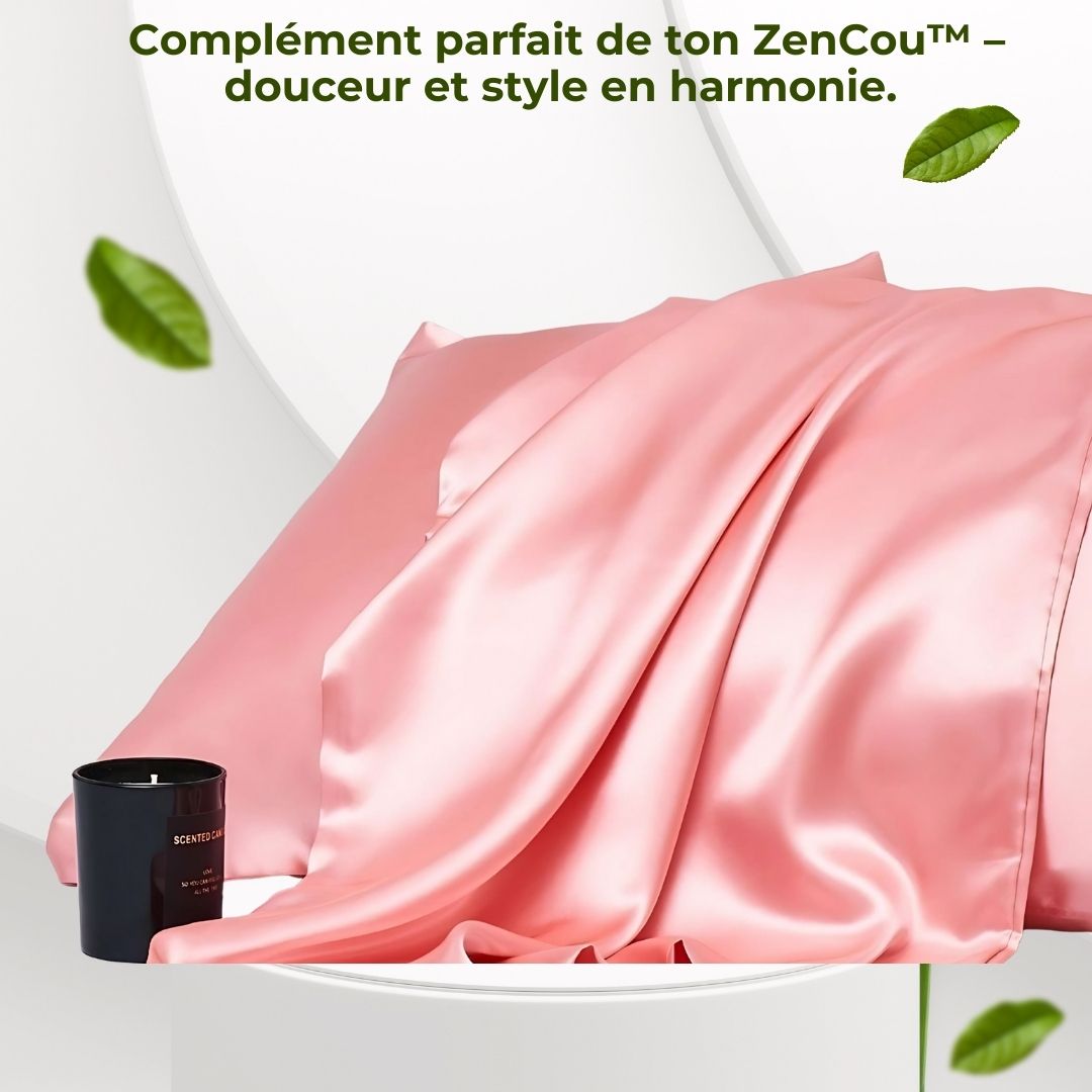 ZENCOU™ SILKCASE – TAIES D’OREILLER EN SOIE 100% MULBERRY